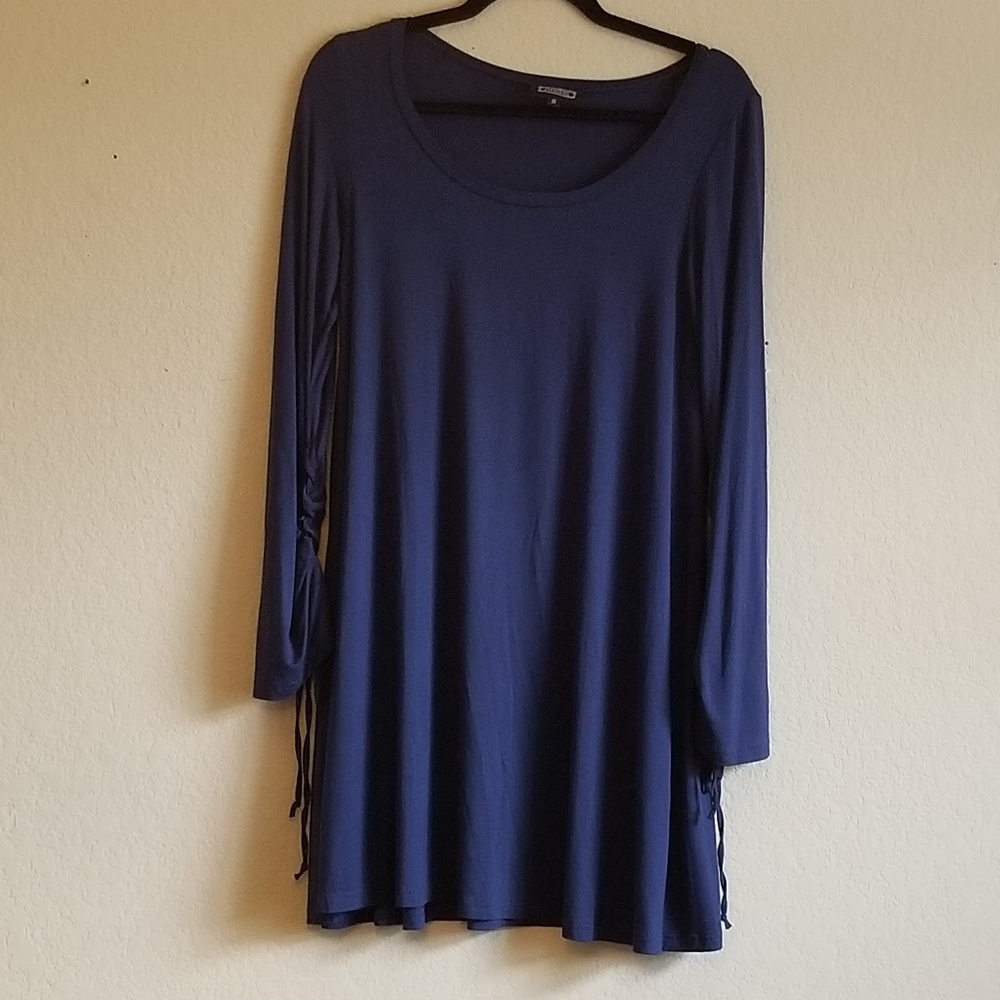 Blue Tunic Dress - Picture 1 of 2